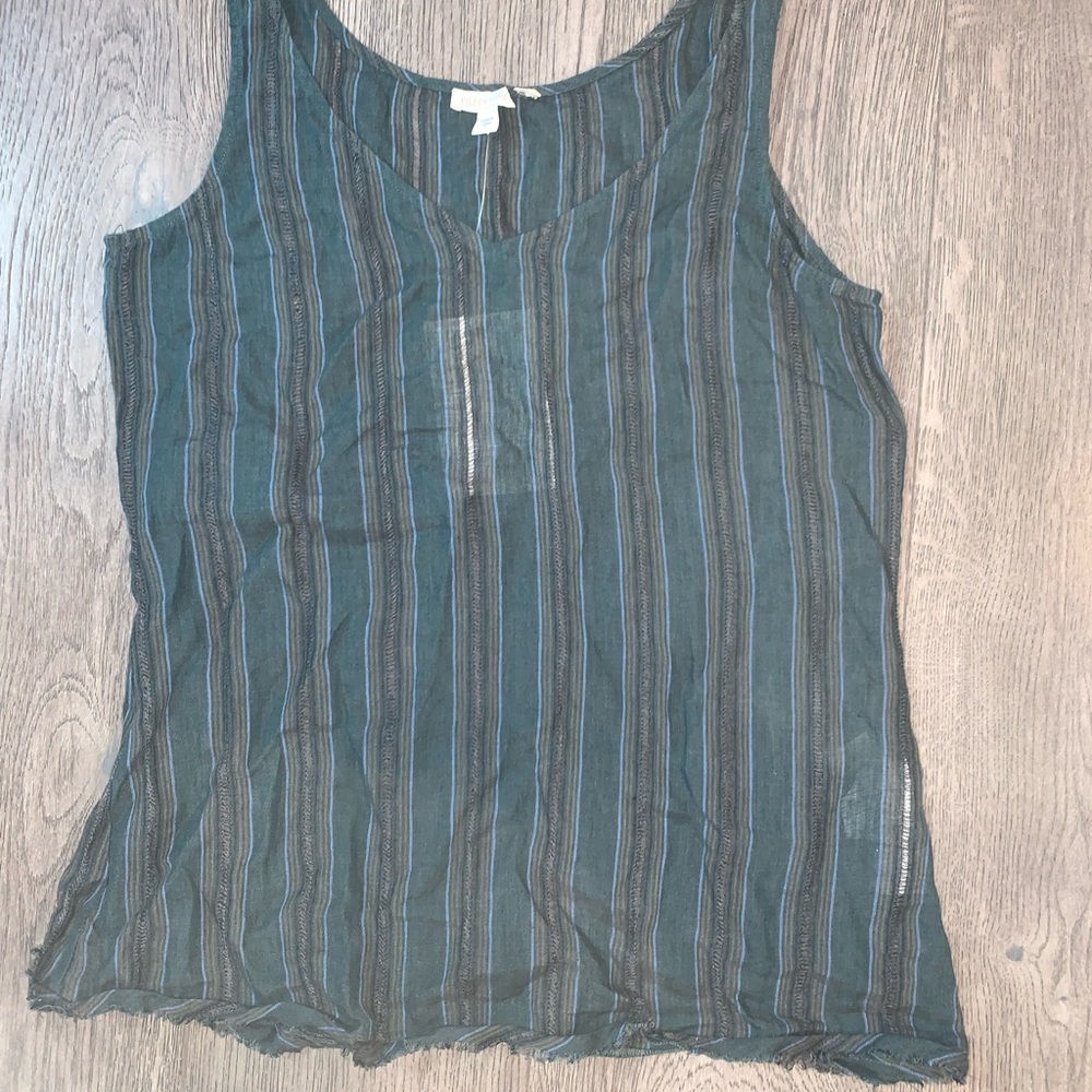 Eileen Fisher linen tank size S